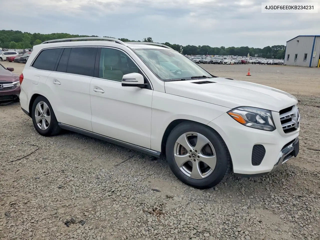 2019 Mercedes-Benz Gls 450 4Matic VIN: 4JGDF6EE0KB234231 Lot: 59114606