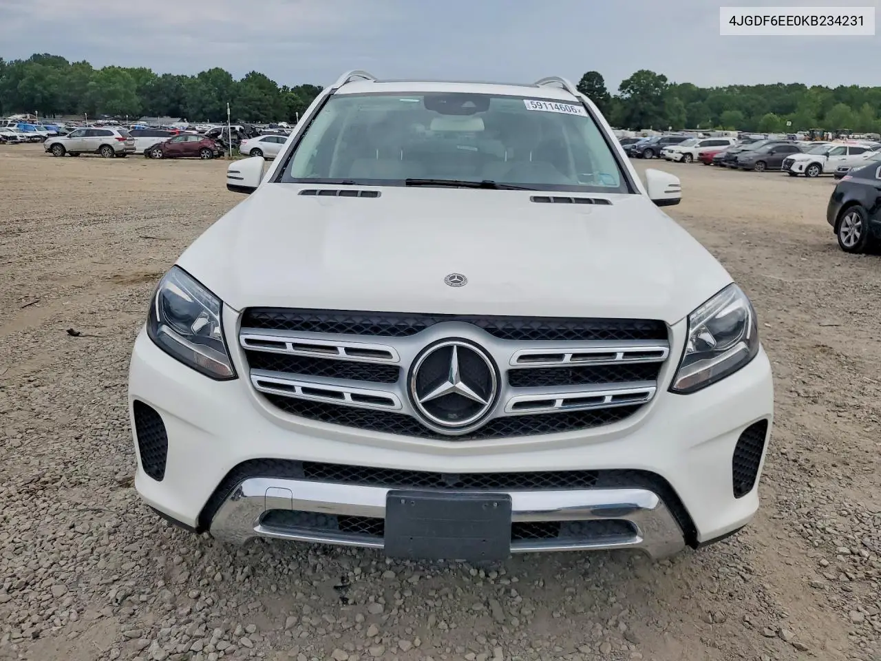 2019 Mercedes-Benz Gls 450 4Matic VIN: 4JGDF6EE0KB234231 Lot: 59114606