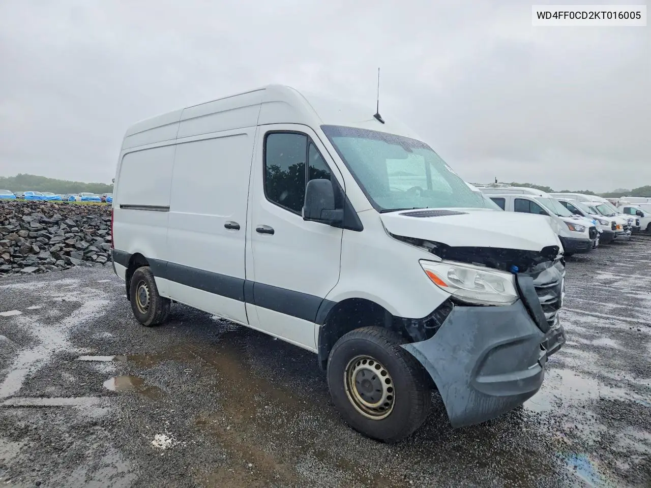 2019 Mercedes-Benz Sprinter 2500/3500 Delivery Van VIN: WD4FF0CD2KT016005 Lot: 59178446