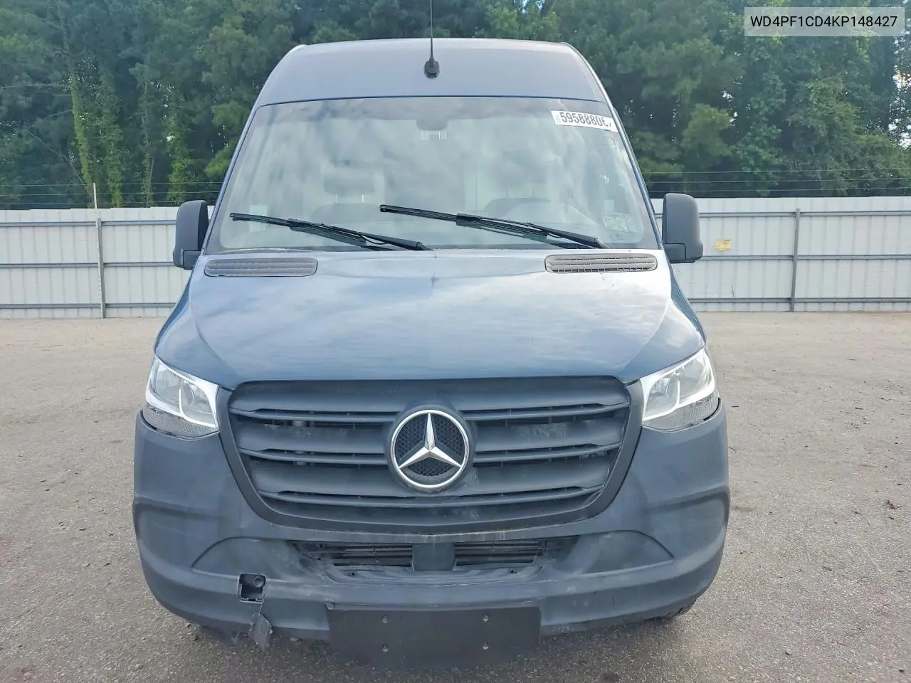 2019 Mercedes-Benz Sprinter 2500/3500 VIN: WD4PF1CD4KP148427 Lot: 59588806