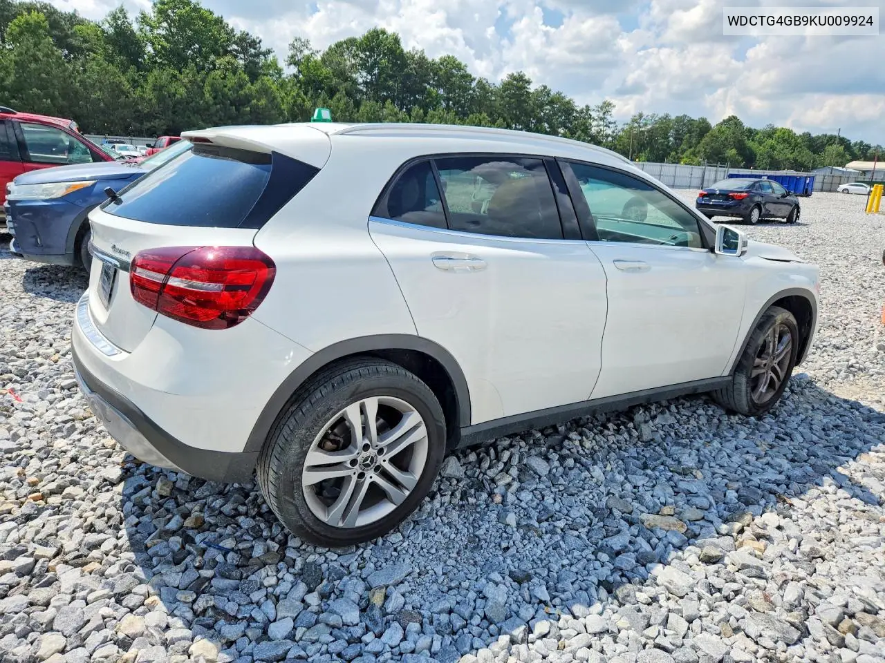 2019 Mercedes-Benz Gla 250 4Matic VIN: WDCTG4GB9KU009924 Lot: 59603636