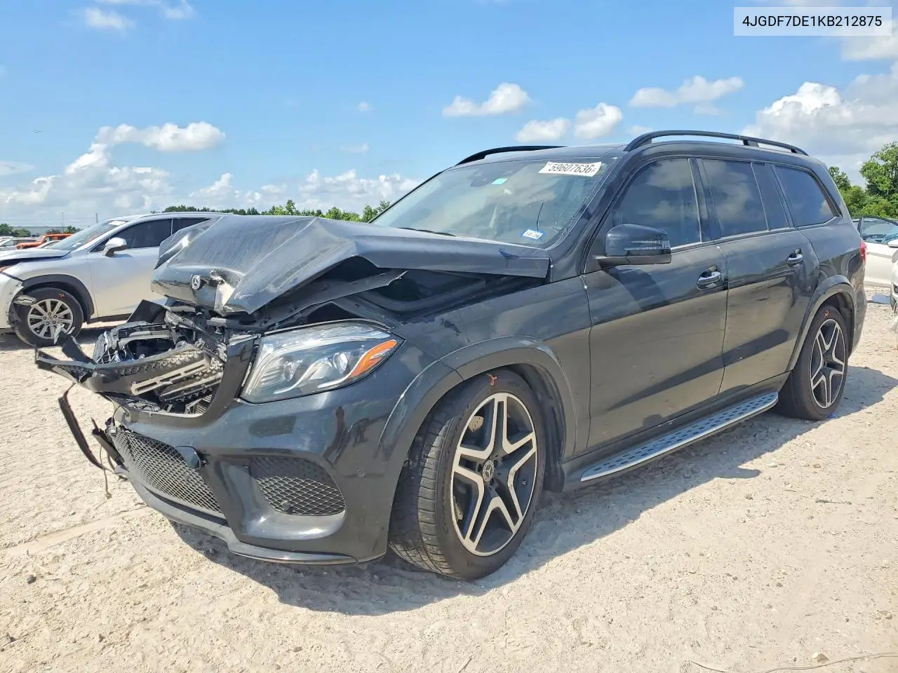 2019 Mercedes-Benz Gls 550 4Matic VIN: 4JGDF7DE1KB212875 Lot: 59607636