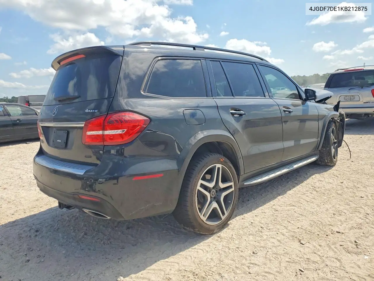 2019 Mercedes-Benz Gls 550 4Matic VIN: 4JGDF7DE1KB212875 Lot: 59607636