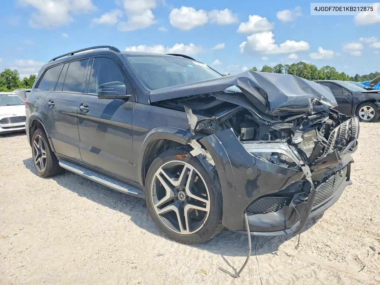 2019 Mercedes-Benz Gls 550 4Matic VIN: 4JGDF7DE1KB212875 Lot: 59607636