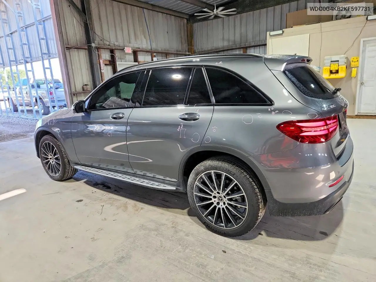 2019 Mercedes-Benz Glc 300 4Matic VIN: WDC0G4KB2KF597731 Lot: 59650306