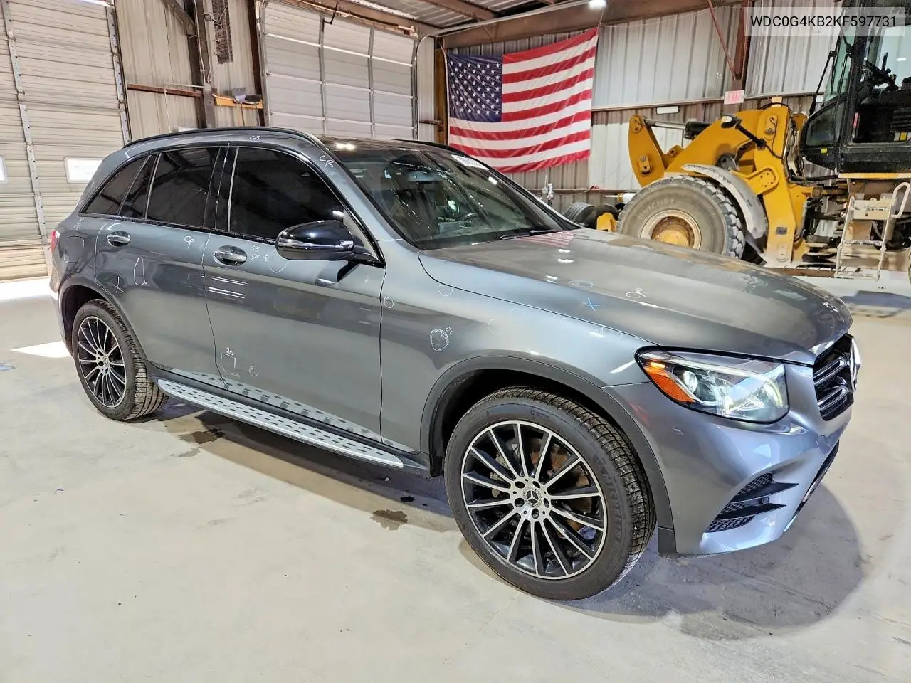 2019 Mercedes-Benz Glc 300 4Matic VIN: WDC0G4KB2KF597731 Lot: 59650306