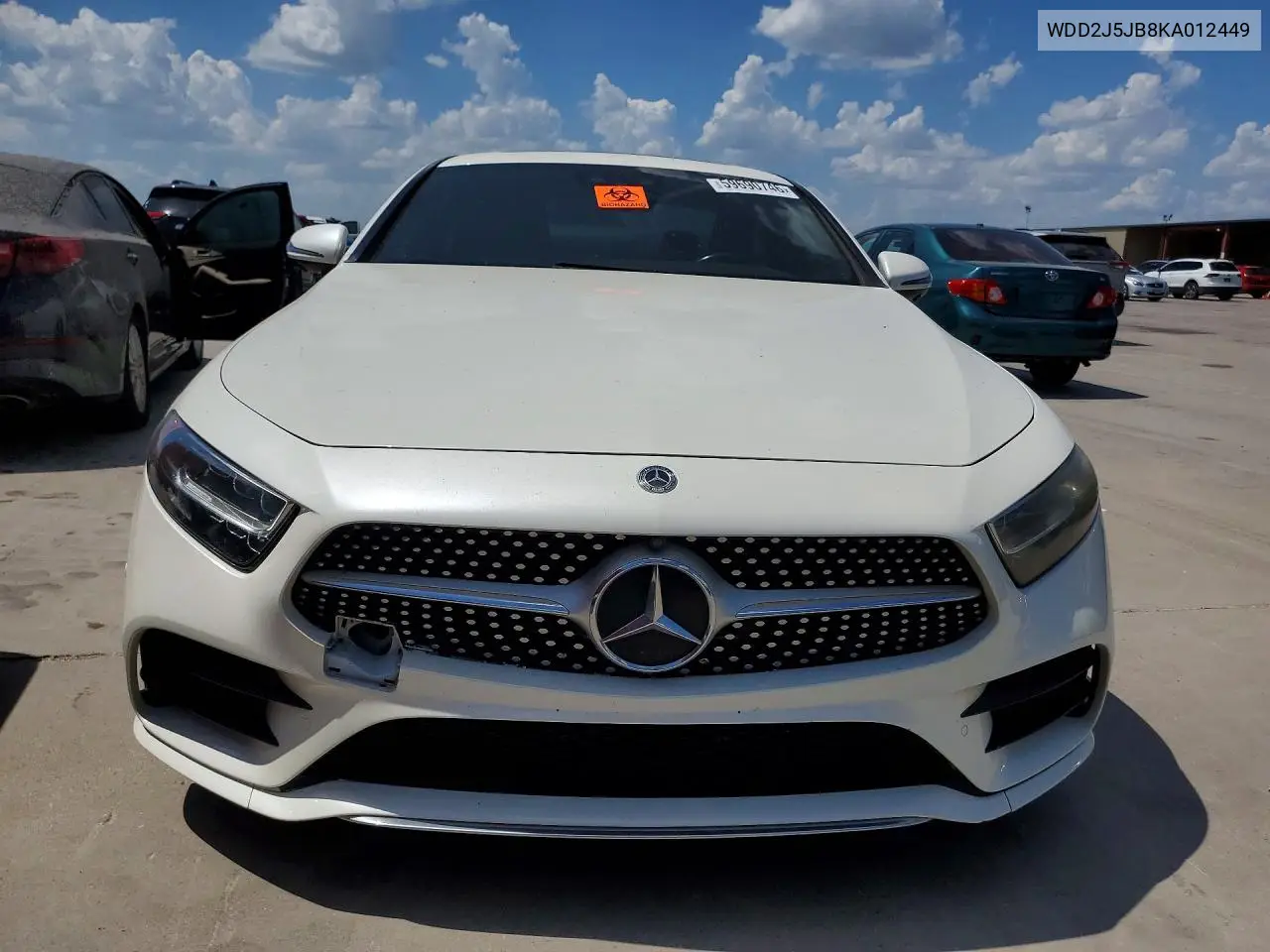 2019 Mercedes-Benz Cls 450 VIN: WDD2J5JB8KA012449 Lot: 59690746