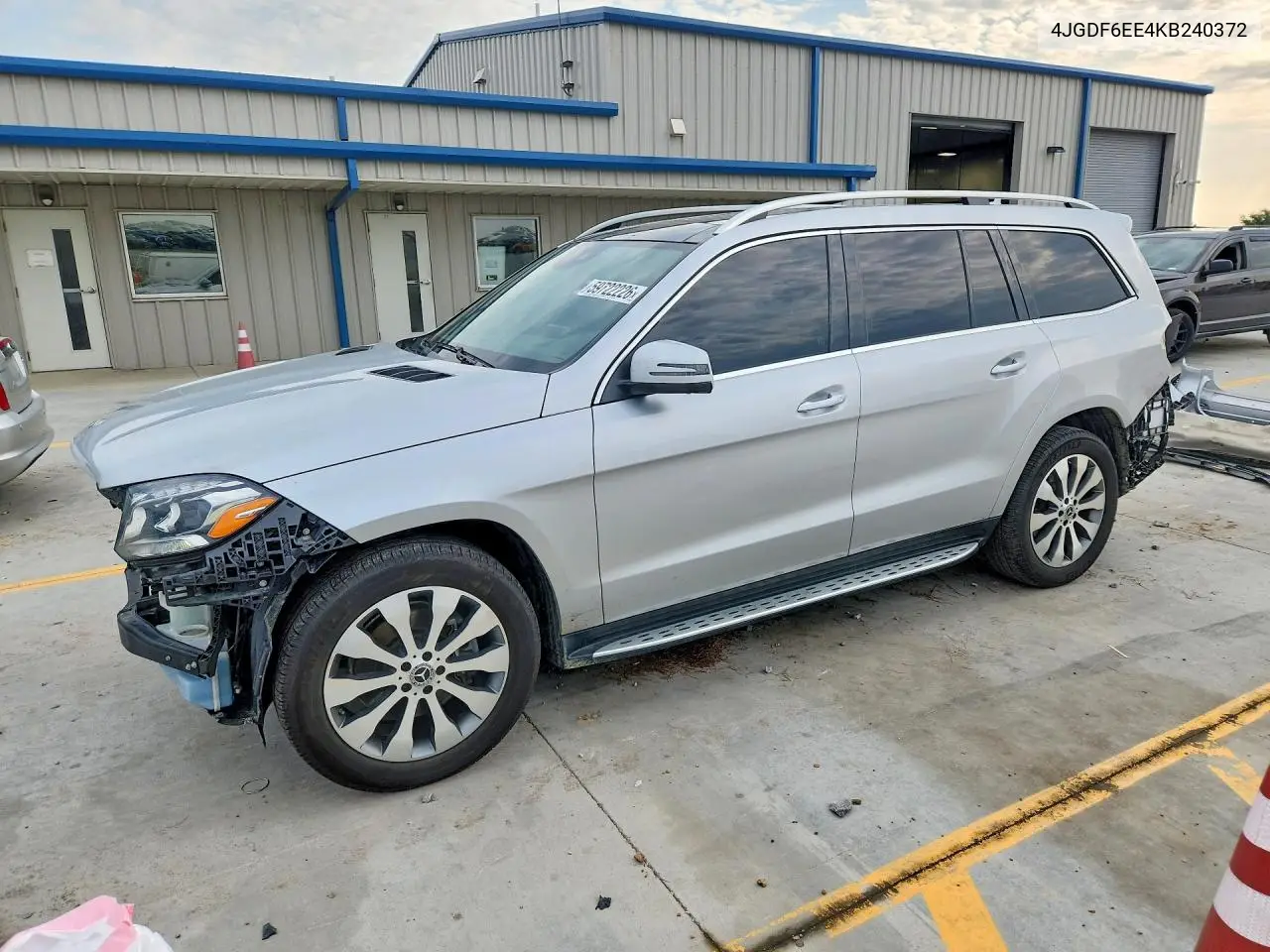 2019 Mercedes-Benz Gls 450 4Matic VIN: 4JGDF6EE4KB240372 Lot: 59722226