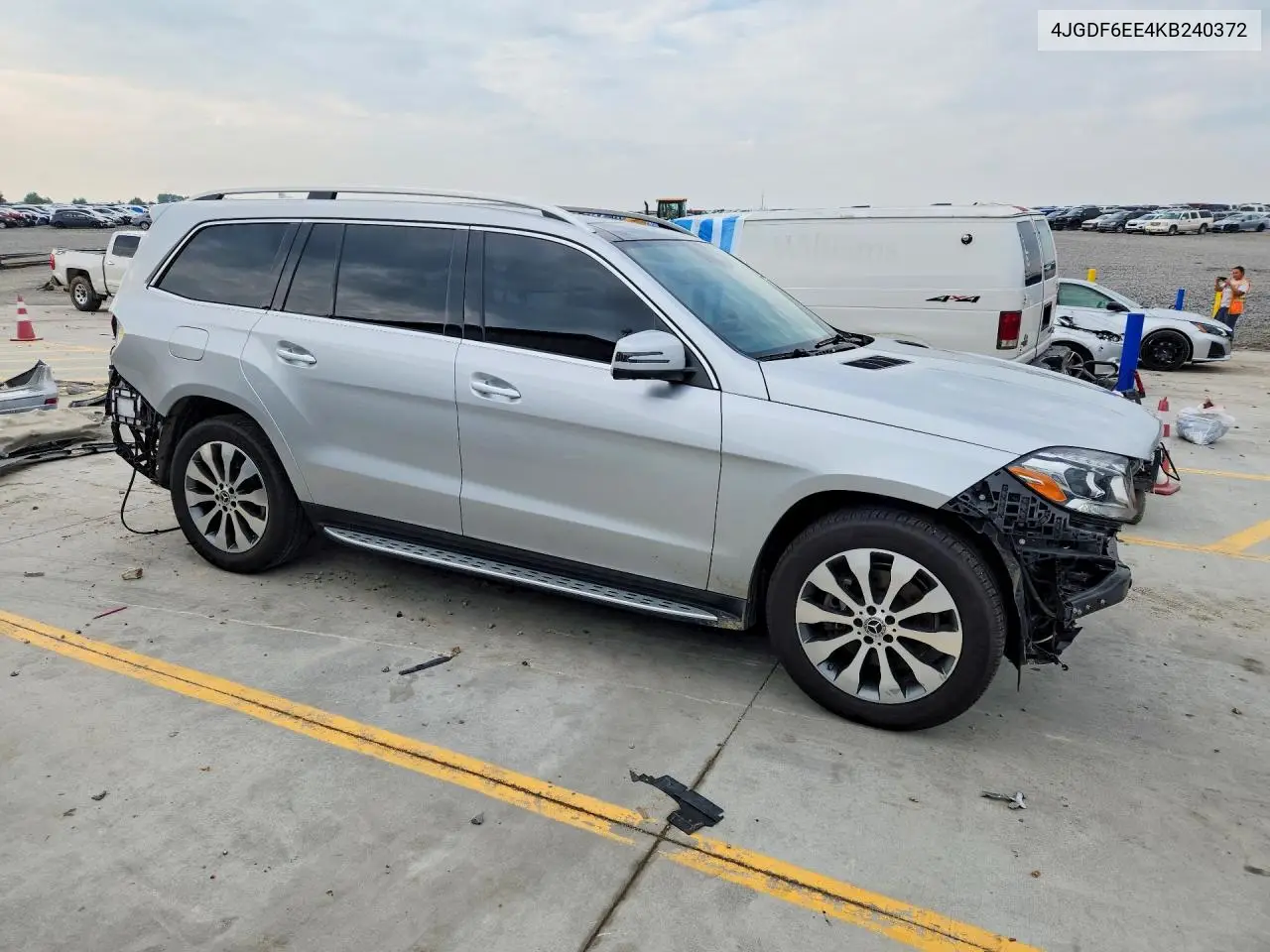 2019 Mercedes-Benz Gls 450 4Matic VIN: 4JGDF6EE4KB240372 Lot: 59722226