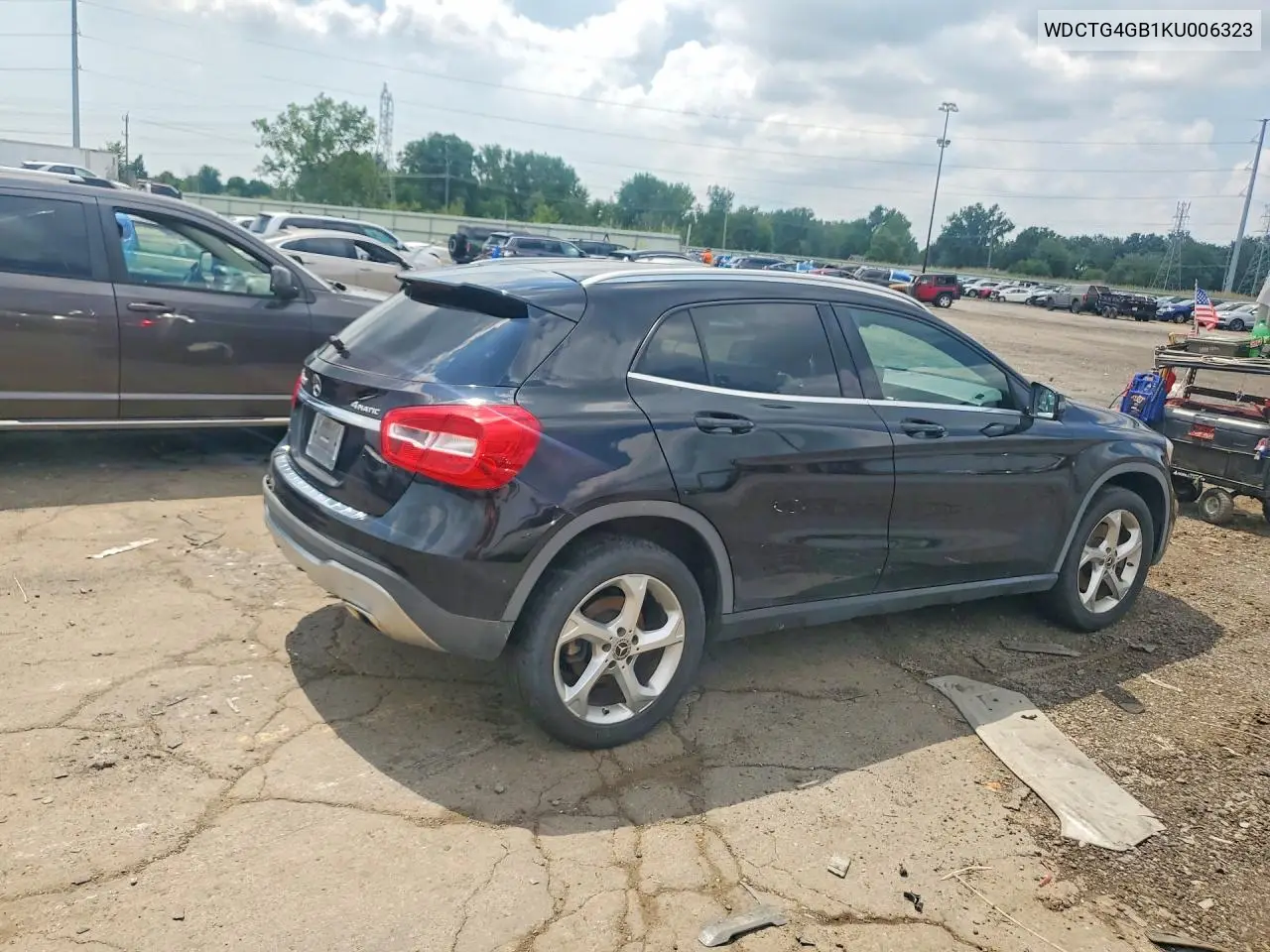 2019 Mercedes-Benz Gla 250 4Matic VIN: WDCTG4GB1KU006323 Lot: 59764506
