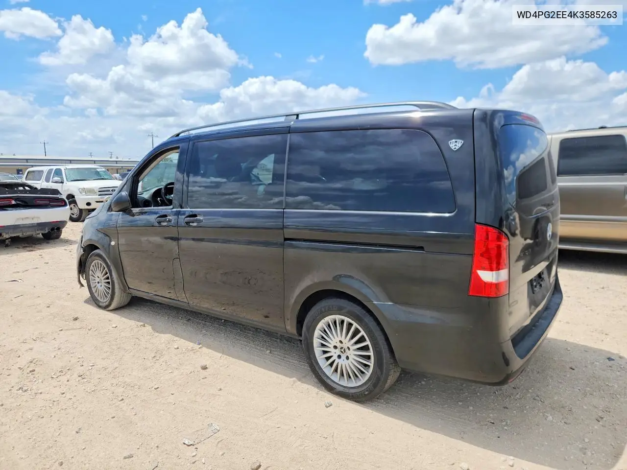 2019 Mercedes-Benz Metris VIN: WD4PG2EE4K3585263 Lot: 59849166