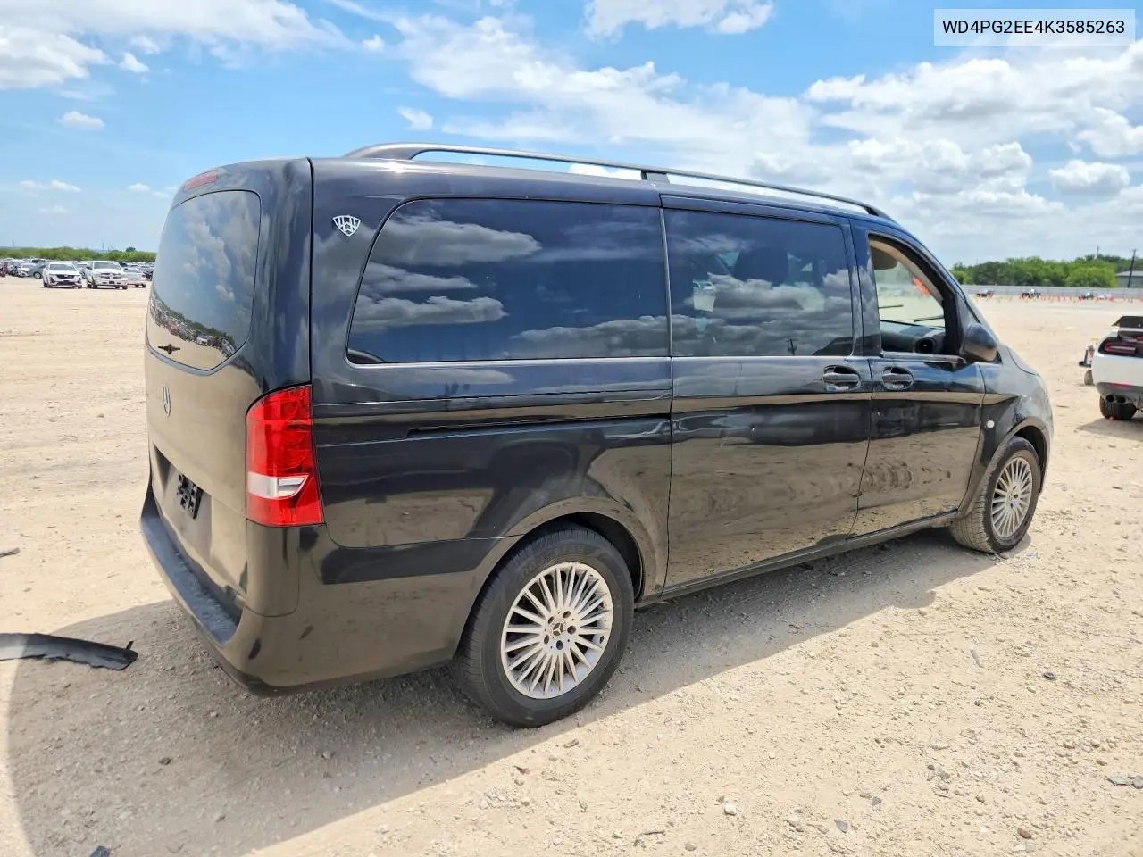 2019 Mercedes-Benz Metris VIN: WD4PG2EE4K3585263 Lot: 59849166