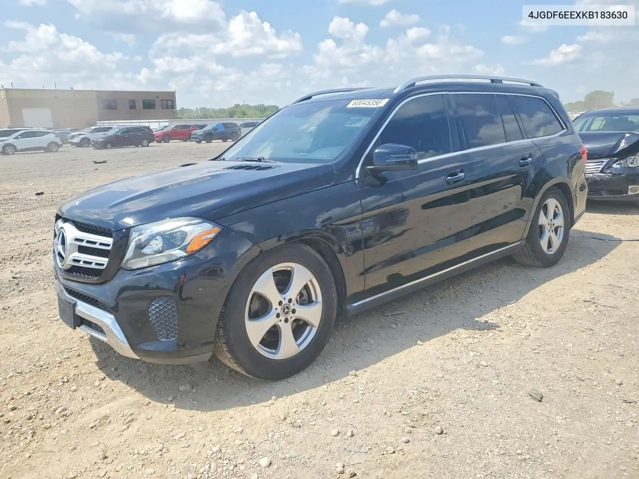 2019 Mercedes-Benz Gls 450 4Matic VIN: 4JGDF6EEXKB183630 Lot: 60045356