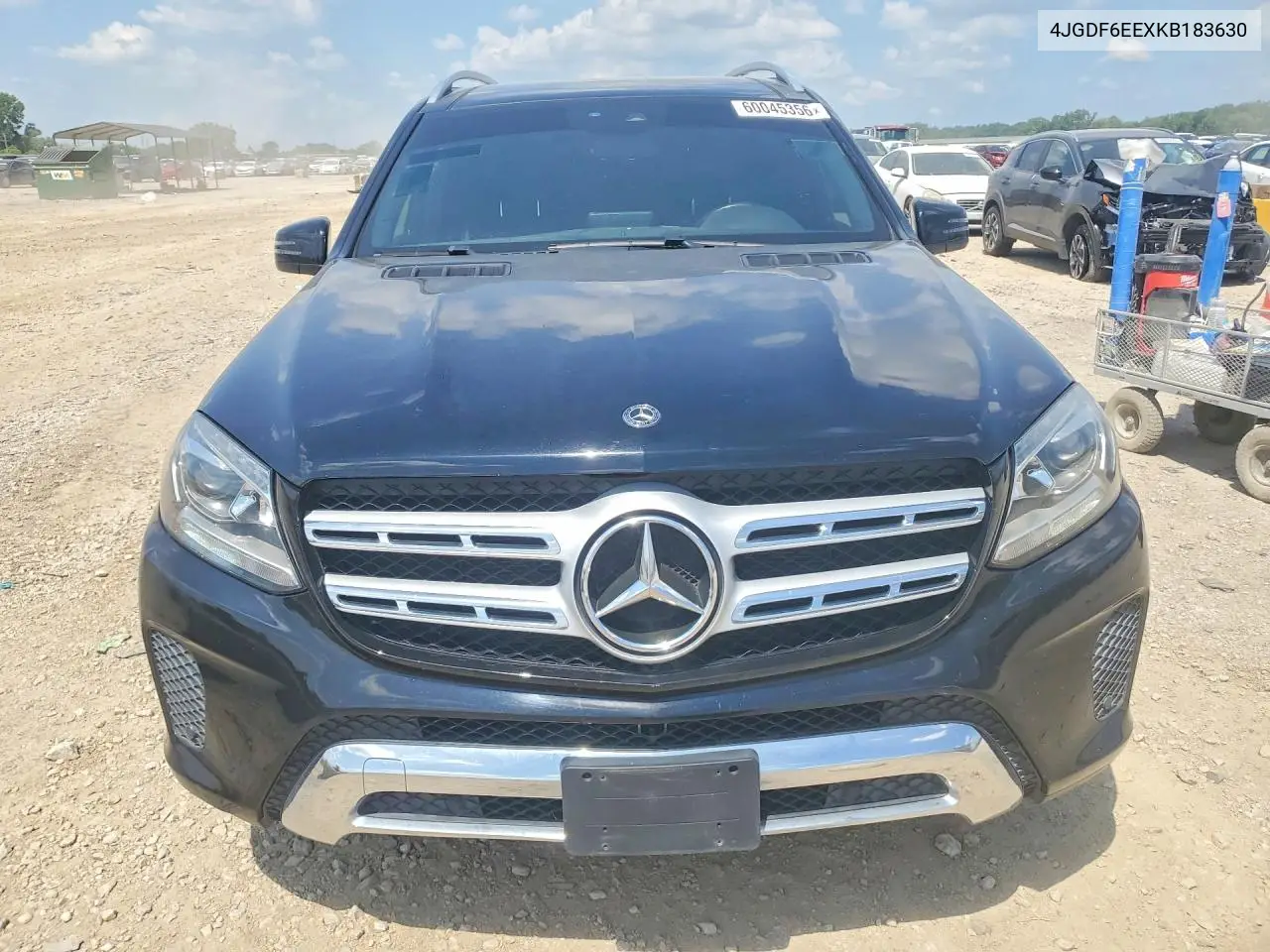 2019 Mercedes-Benz Gls 450 4Matic VIN: 4JGDF6EEXKB183630 Lot: 60045356