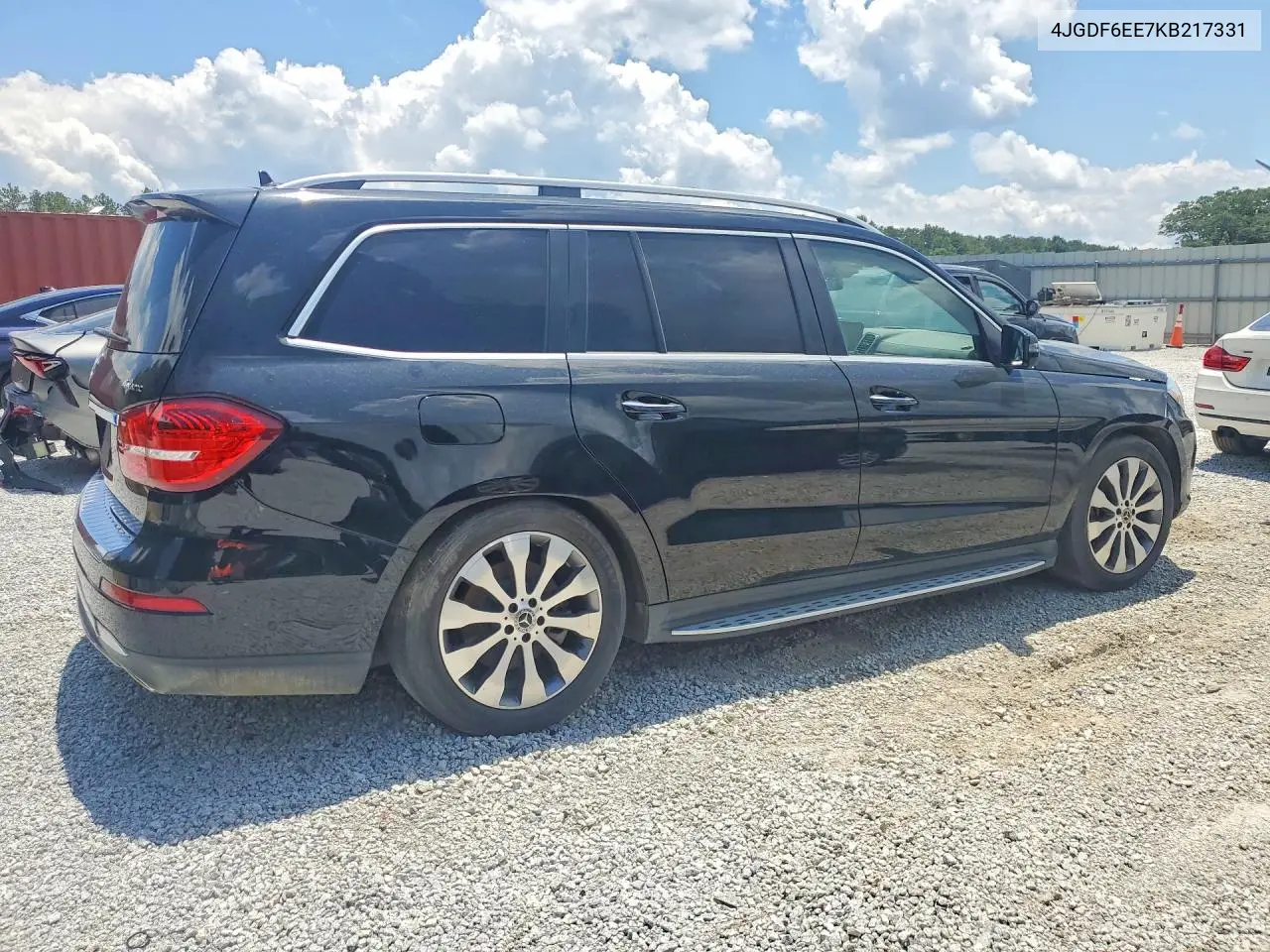 2019 Mercedes-Benz Gls 450 4Matic VIN: 4JGDF6EE7KB217331 Lot: 60280686