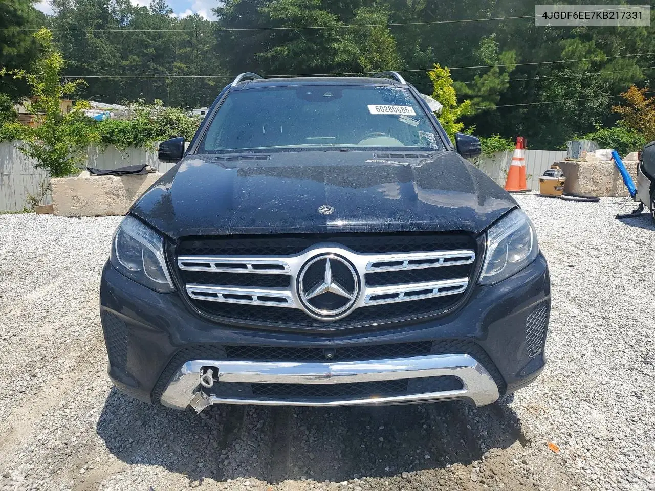 2019 Mercedes-Benz Gls 450 4Matic VIN: 4JGDF6EE7KB217331 Lot: 60280686