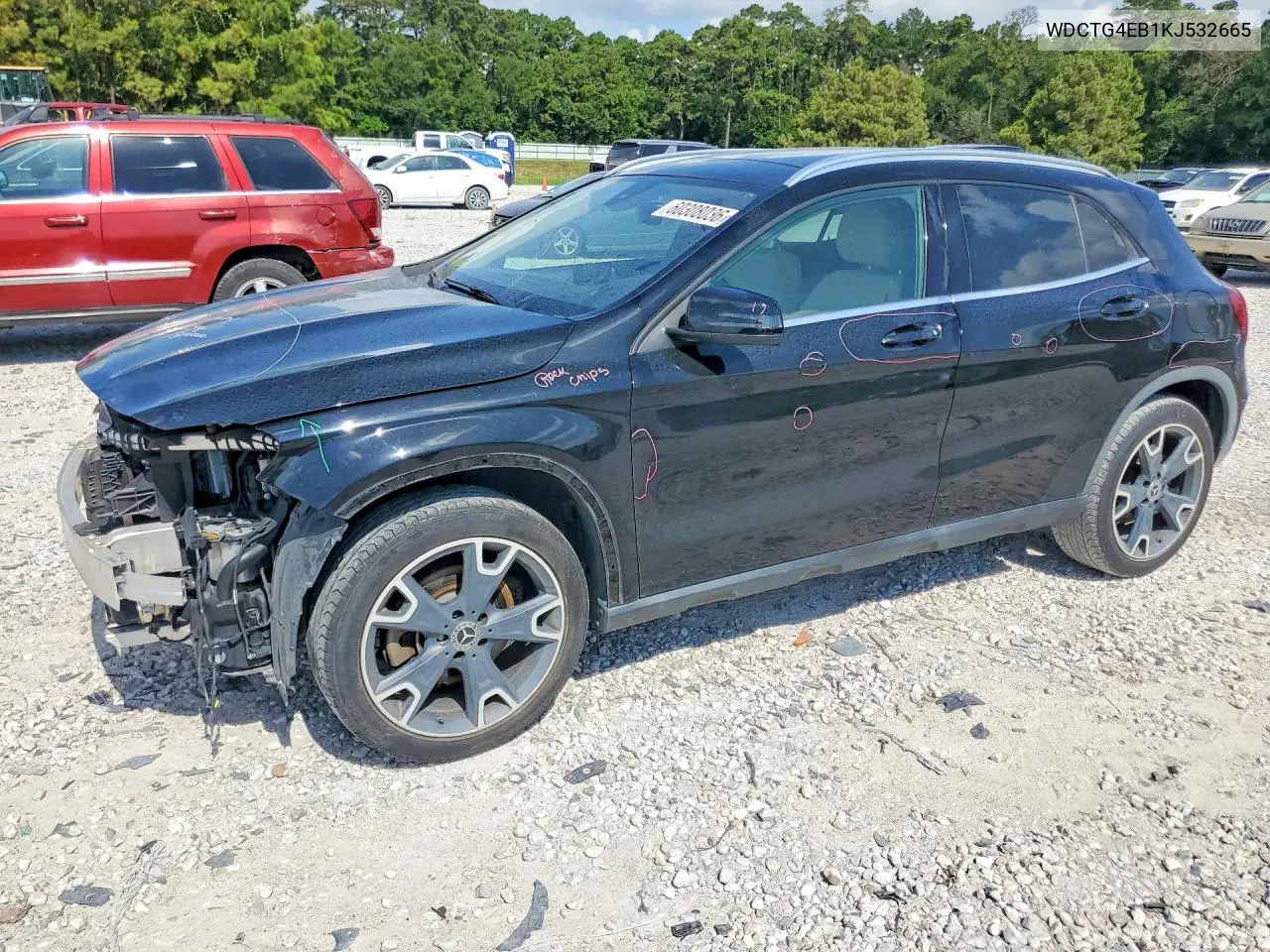2019 Mercedes-Benz Gla 250 VIN: WDCTG4EB1KJ532665 Lot: 60308036