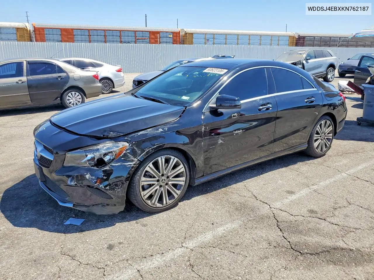 2019 Mercedes-Benz Cla 250 VIN: WDDSJ4EBXKN762187 Lot: 60623106