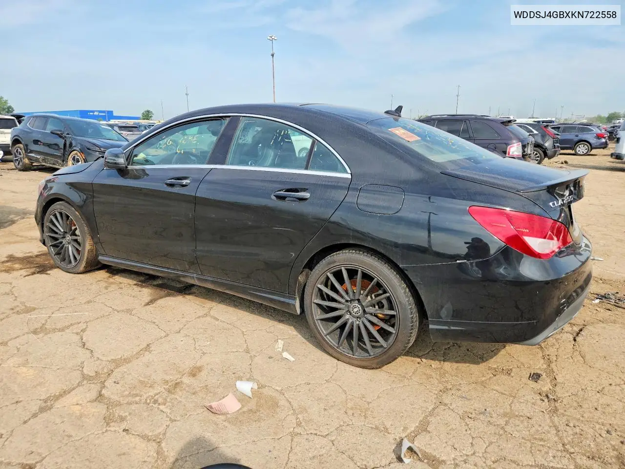 2019 Mercedes-Benz Cla 250 4Matic VIN: WDDSJ4GBXKN722558 Lot: 60995986