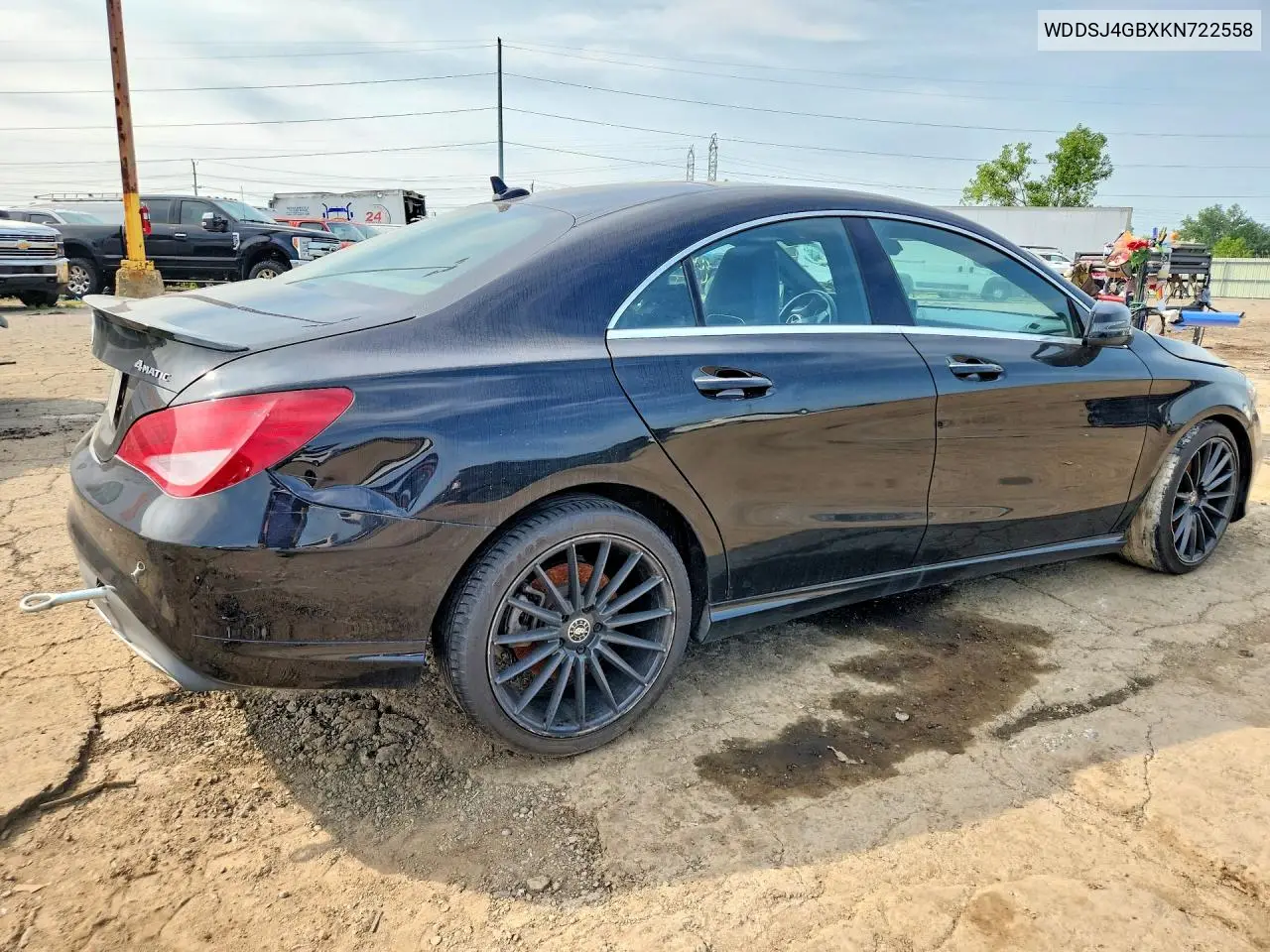 2019 Mercedes-Benz Cla 250 4Matic VIN: WDDSJ4GBXKN722558 Lot: 60995986