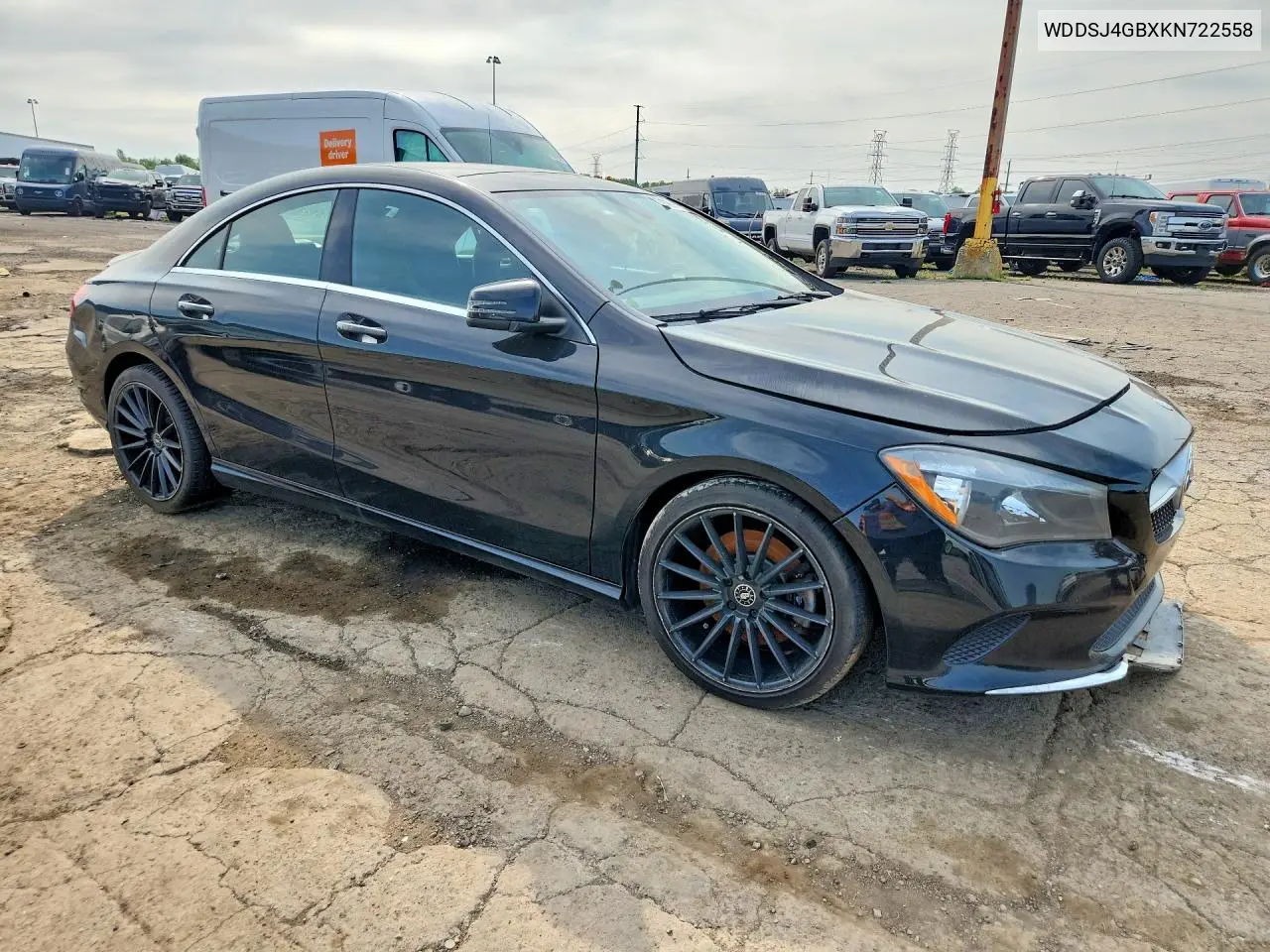 2019 Mercedes-Benz Cla 250 4Matic VIN: WDDSJ4GBXKN722558 Lot: 60995986