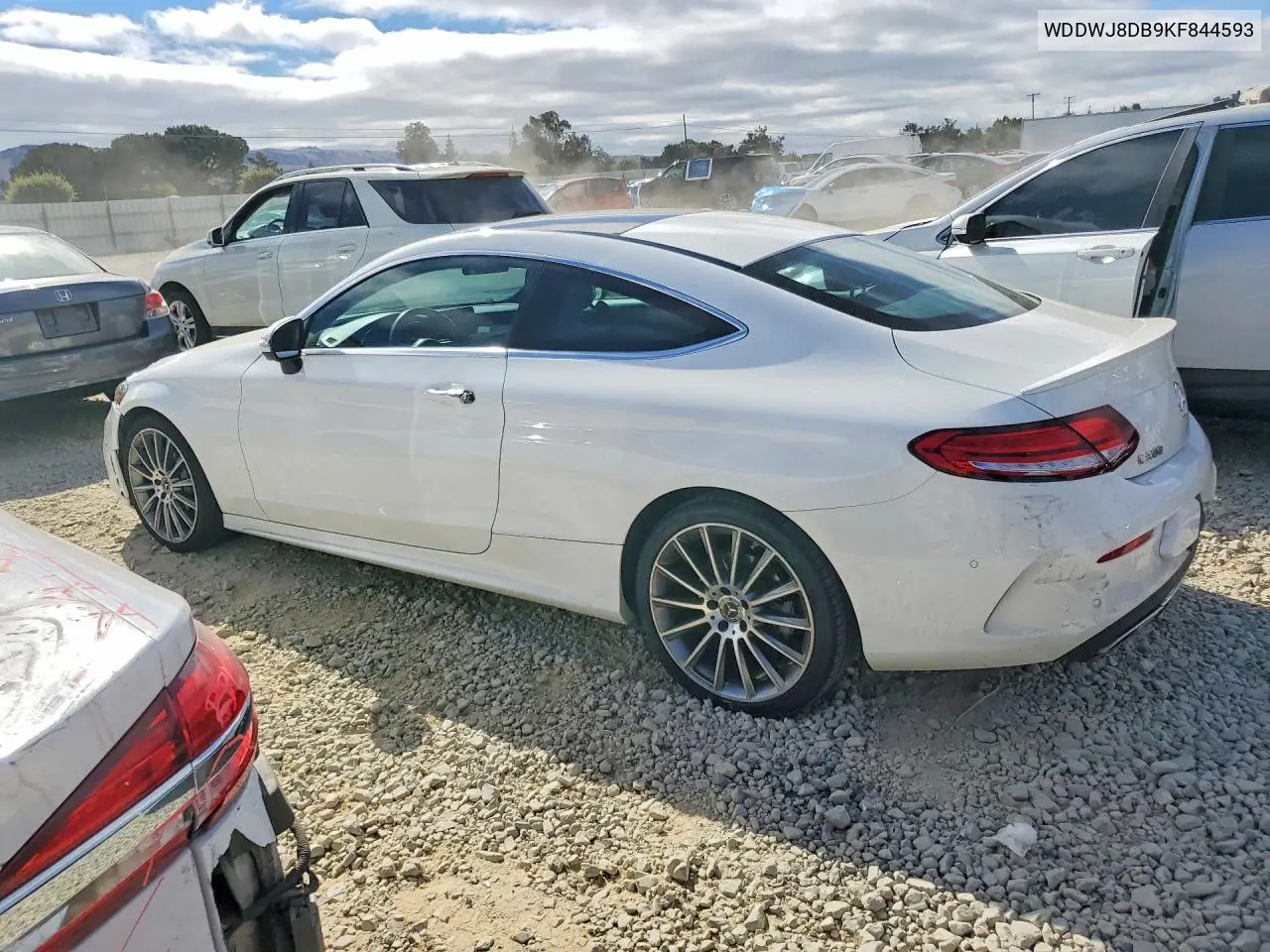 2019 Mercedes-Benz C 300 VIN: WDDWJ8DB9KF844593 Lot: 61061616