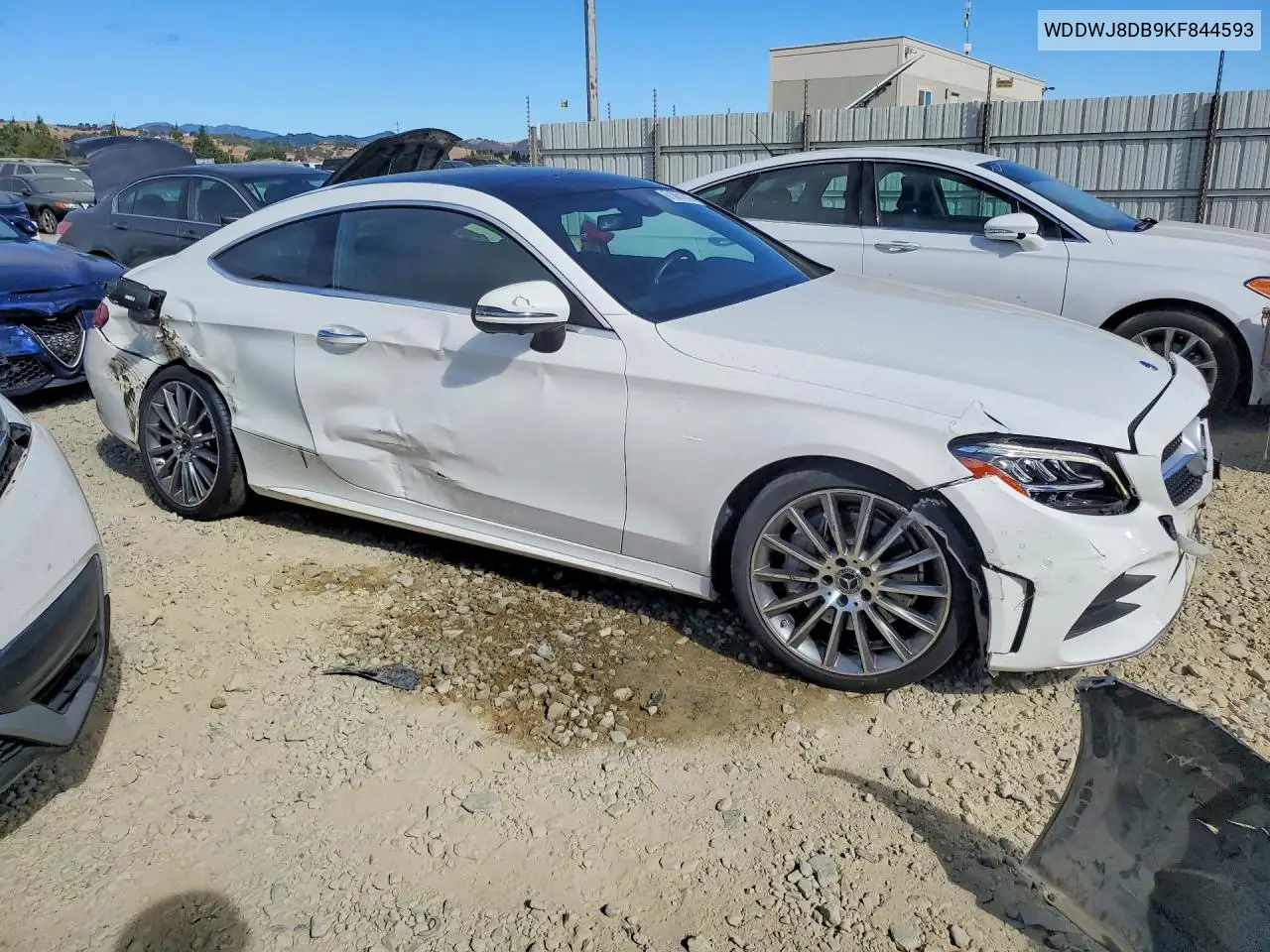 2019 Mercedes-Benz C 300 VIN: WDDWJ8DB9KF844593 Lot: 61061616