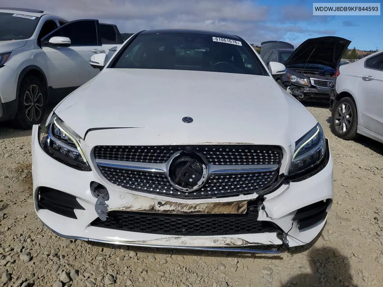 2019 Mercedes-Benz C 300 VIN: WDDWJ8DB9KF844593 Lot: 61061616
