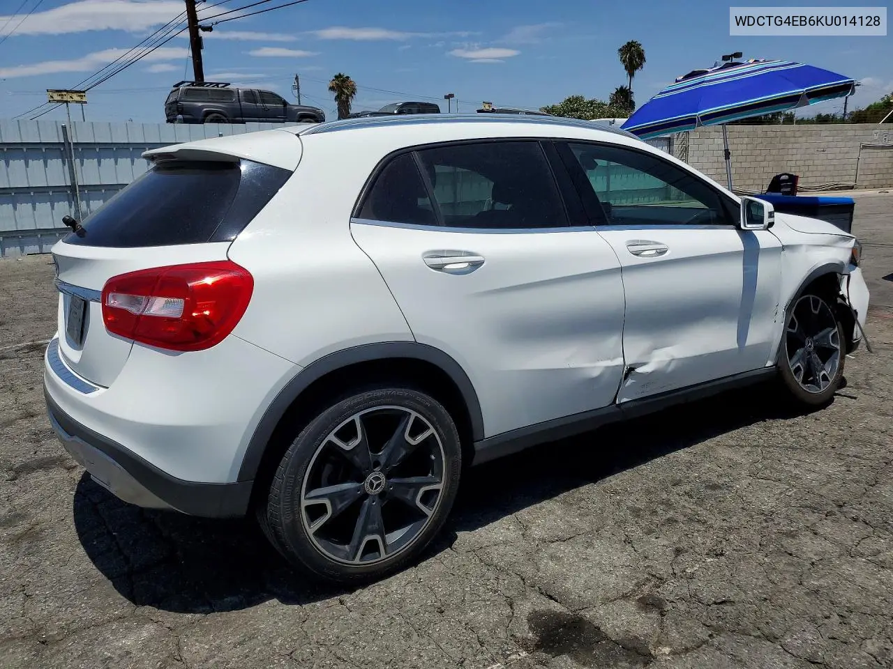 2019 Mercedes-Benz Gla 250 VIN: WDCTG4EB6KU014128 Lot: 61130496