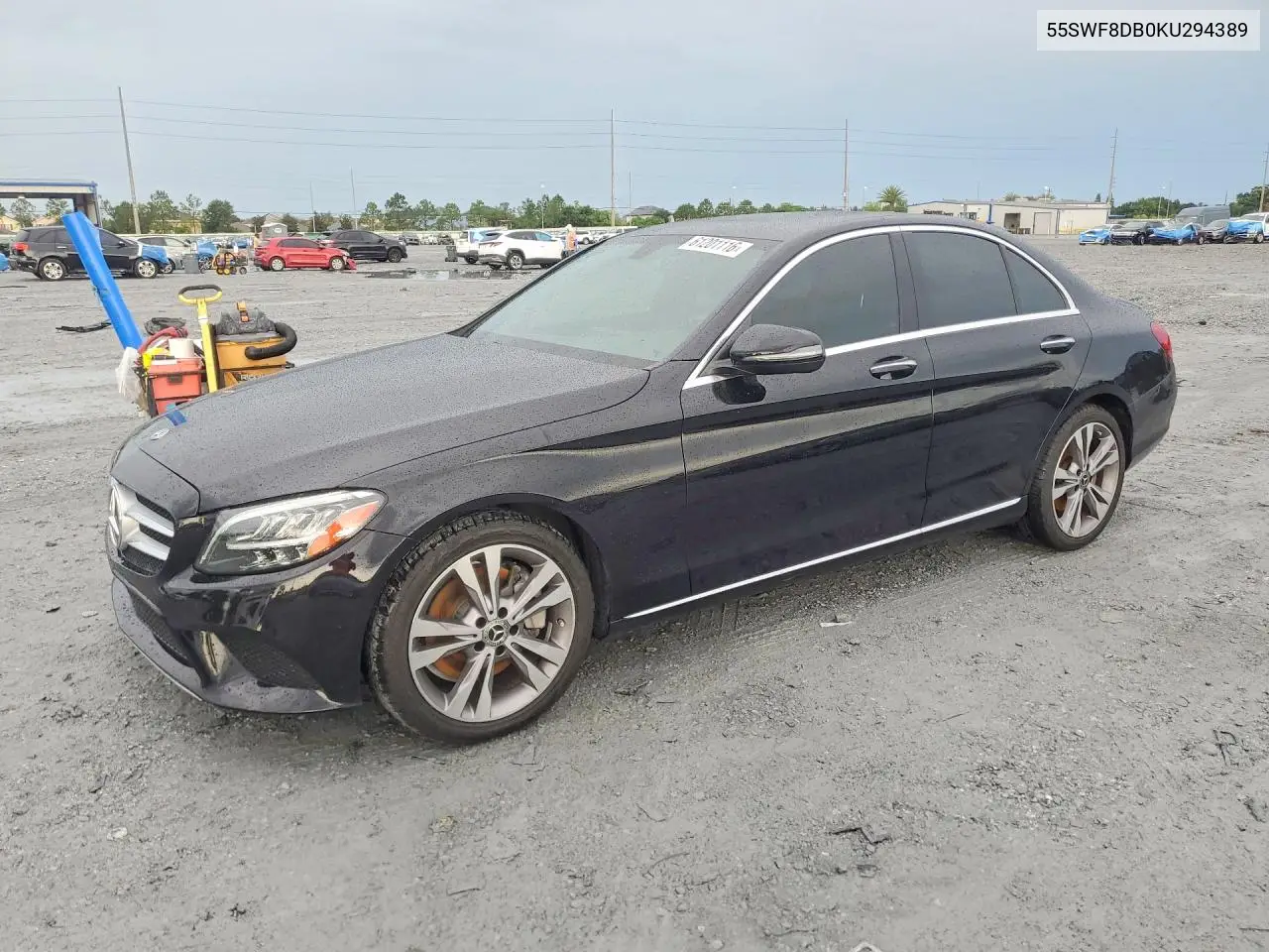 2019 Mercedes-Benz C 300 VIN: 55SWF8DB0KU294389 Lot: 61201116