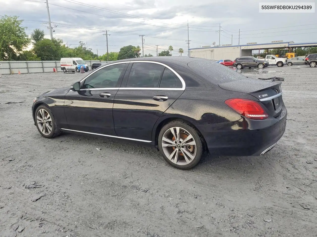 2019 Mercedes-Benz C 300 VIN: 55SWF8DB0KU294389 Lot: 61201116
