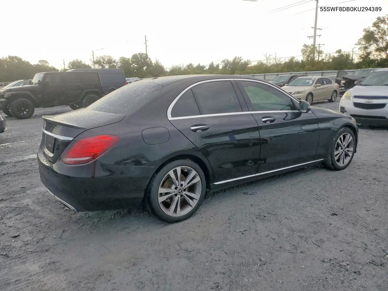 2019 Mercedes-Benz C 300 VIN: 55SWF8DB0KU294389 Lot: 61201116