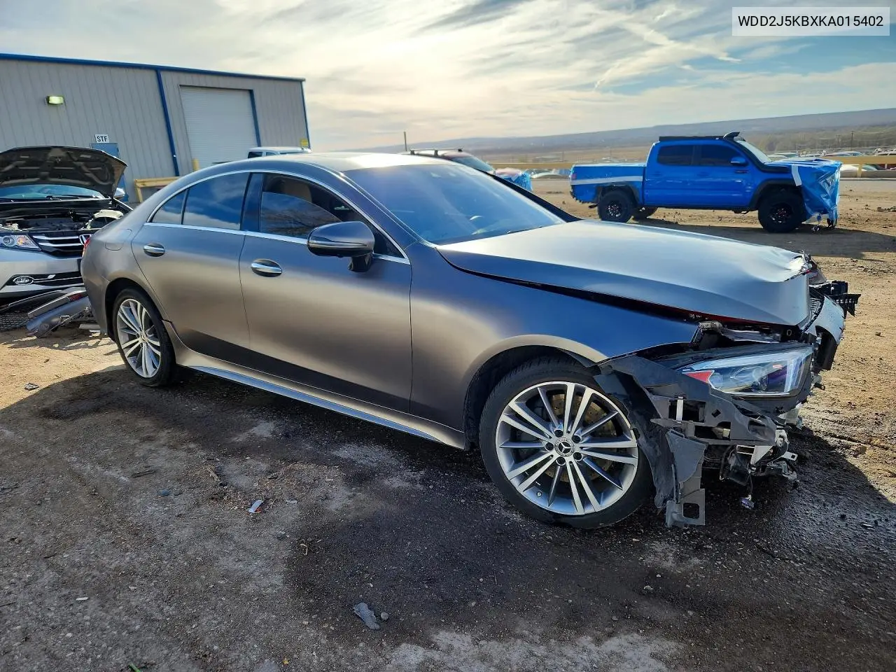 2019 Mercedes-Benz Cls 450 4Matic VIN: WDD2J5KBXKA015402 Lot: 78883475