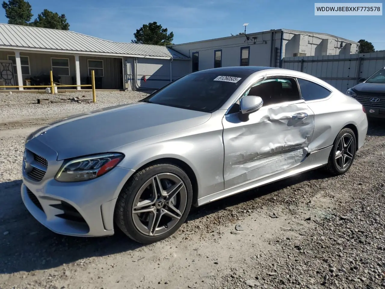 WDDWJ8EBXKF773578 2019 Mercedes-Benz C 300 4Matic