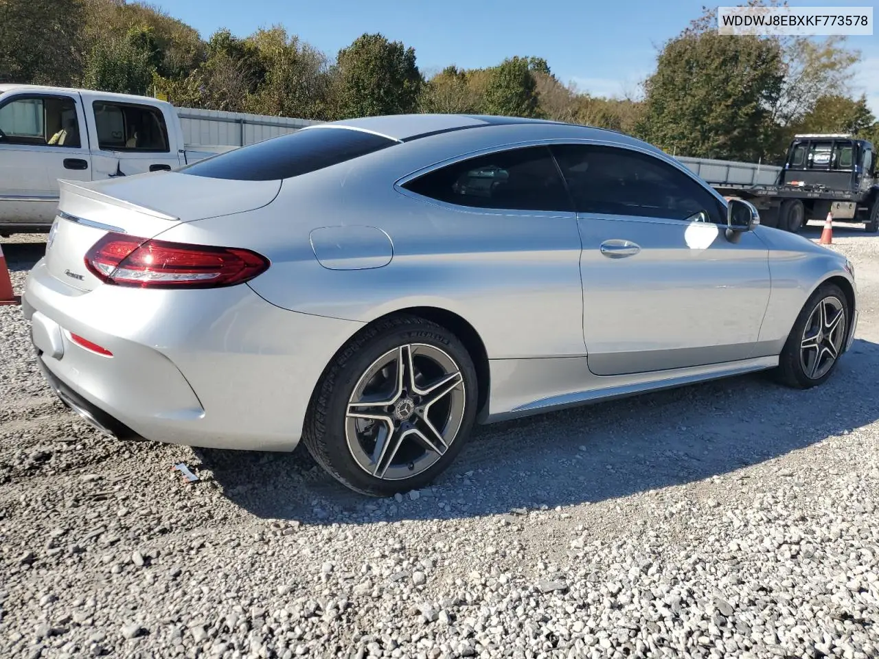 WDDWJ8EBXKF773578 2019 Mercedes-Benz C 300 4Matic