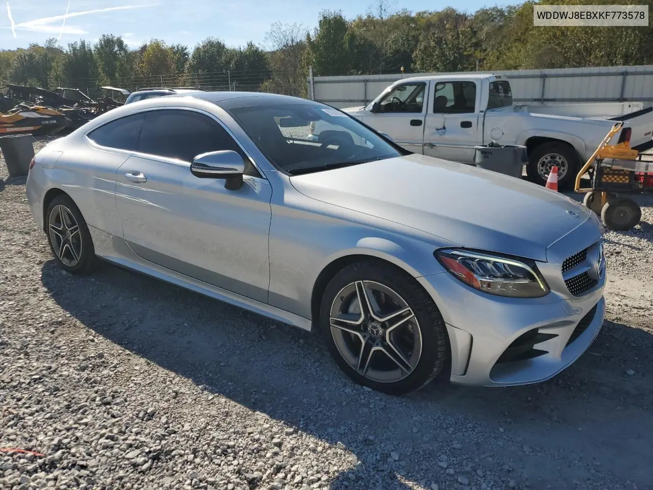 WDDWJ8EBXKF773578 2019 Mercedes-Benz C 300 4Matic