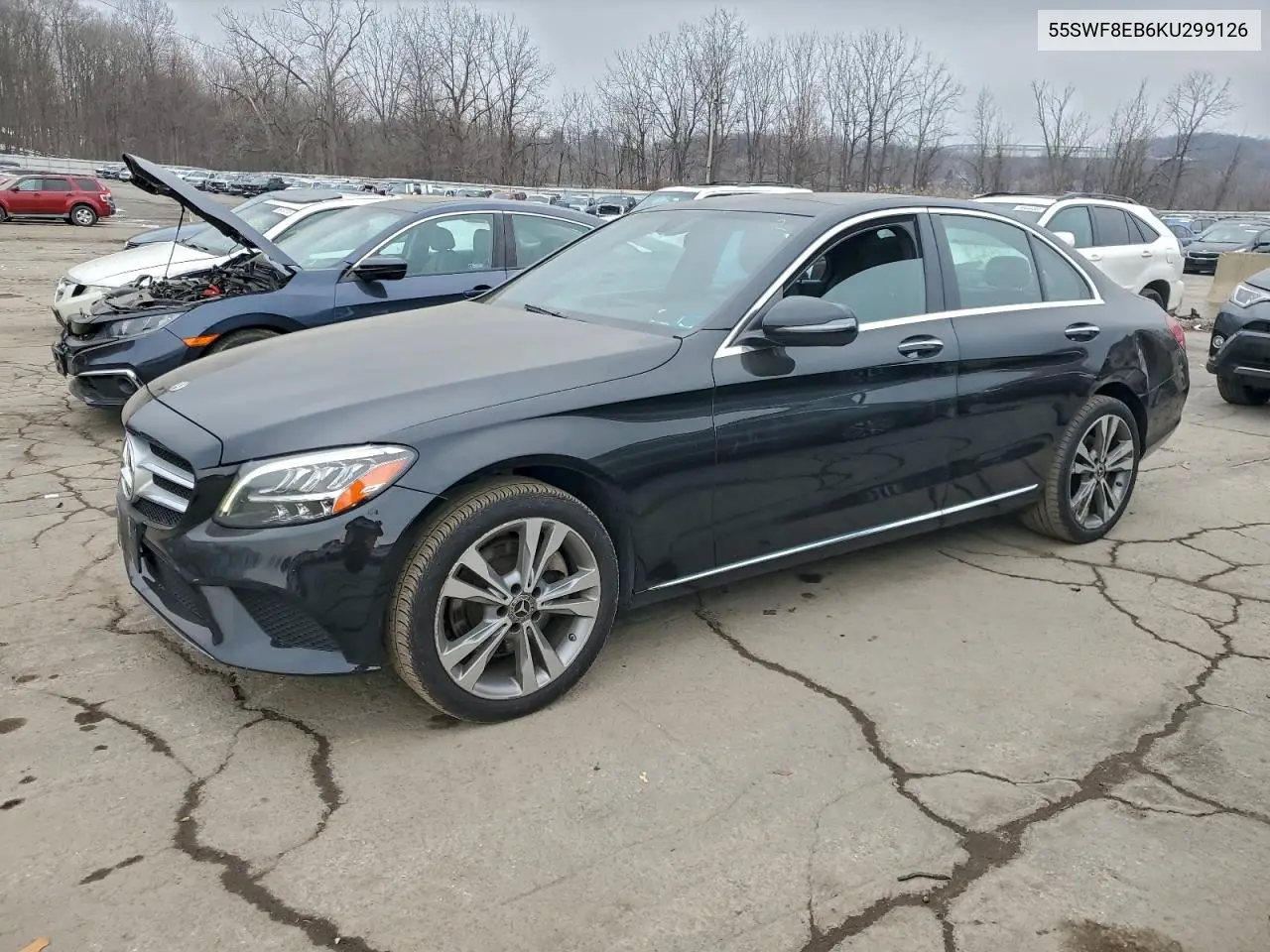 55SWF8EB6KU299126 2019 Mercedes-Benz C 300 4Matic