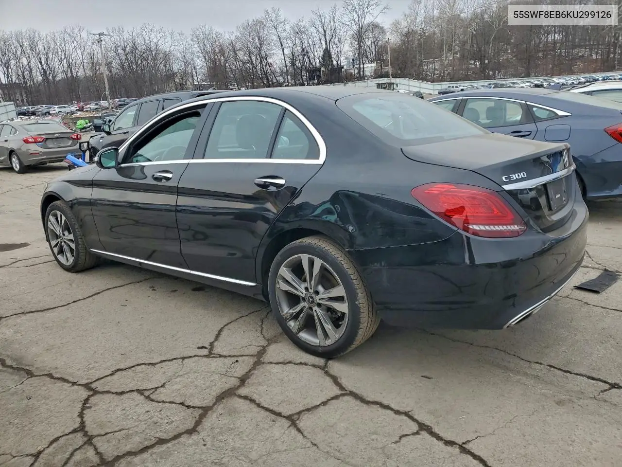 55SWF8EB6KU299126 2019 Mercedes-Benz C 300 4Matic