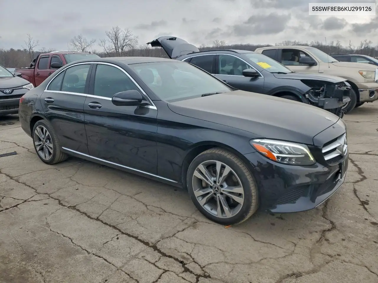 55SWF8EB6KU299126 2019 Mercedes-Benz C 300 4Matic