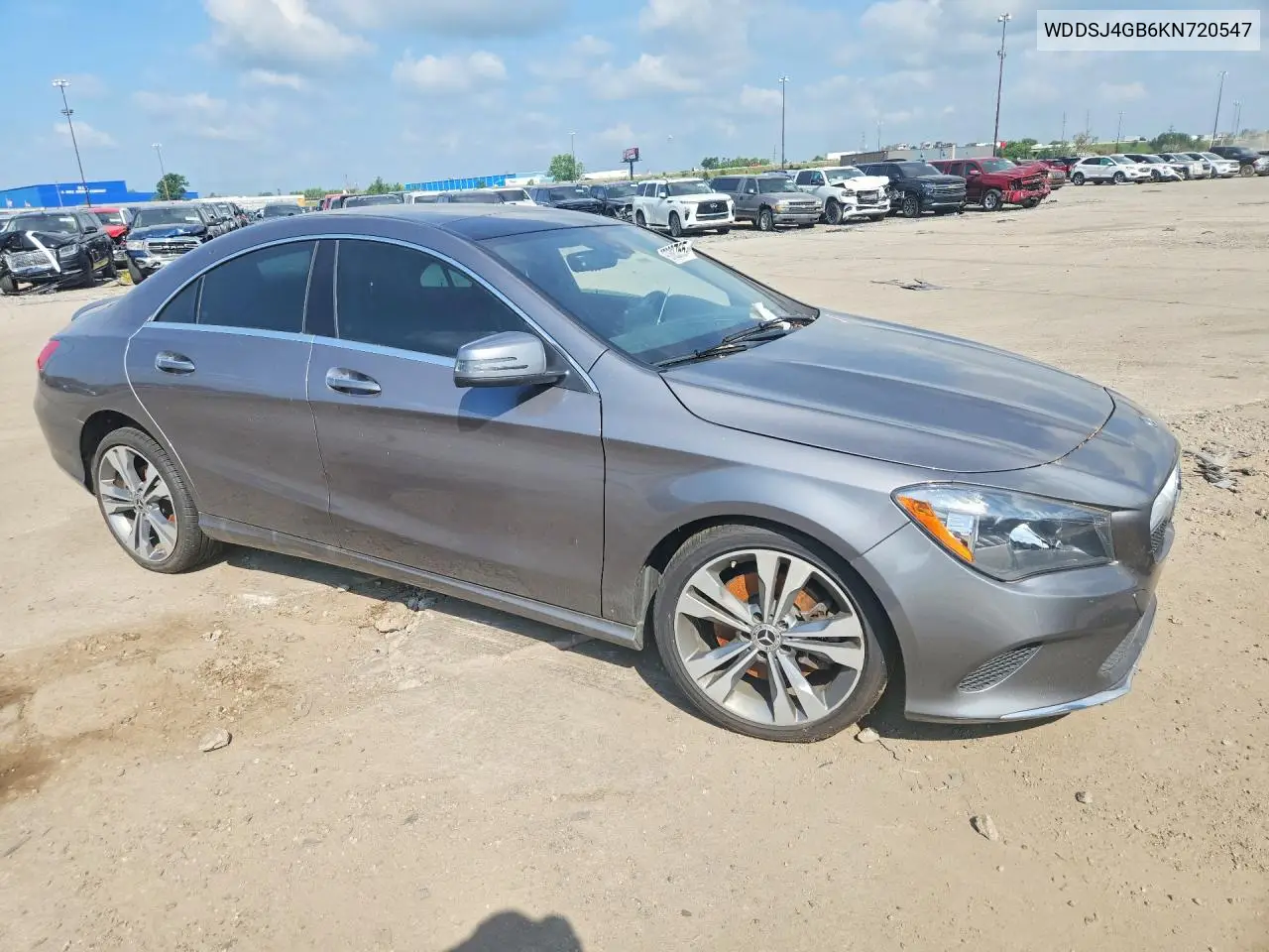 2019 Mercedes-Benz Cla 250 4Matic VIN: WDDSJ4GB6KN720547 Lot: 97683755