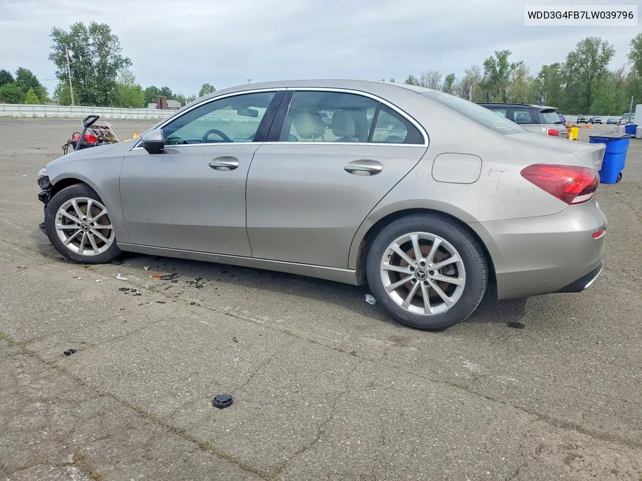 2020 Mercedes-Benz A 220 4Matic VIN: WDD3G4FB7LW039796 Lot: 49680556
