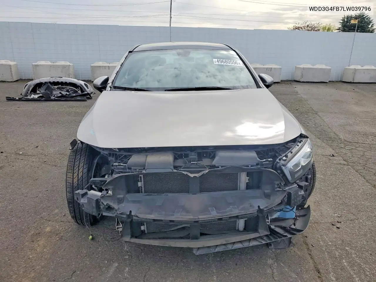2020 Mercedes-Benz A 220 4Matic VIN: WDD3G4FB7LW039796 Lot: 49680556