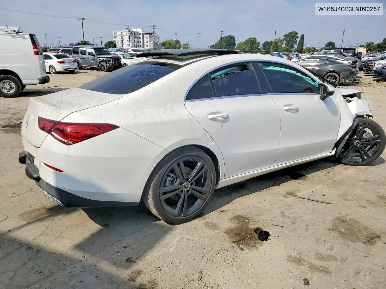 2020 Mercedes-Benz Cla 250 VIN: W1K5J4GB3LN090257 Lot: 50797376