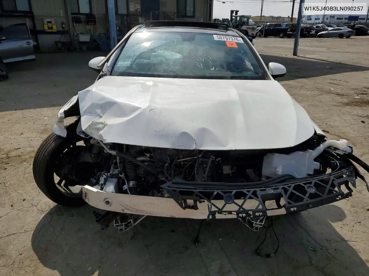 2020 Mercedes-Benz Cla 250 VIN: W1K5J4GB3LN090257 Lot: 50797376
