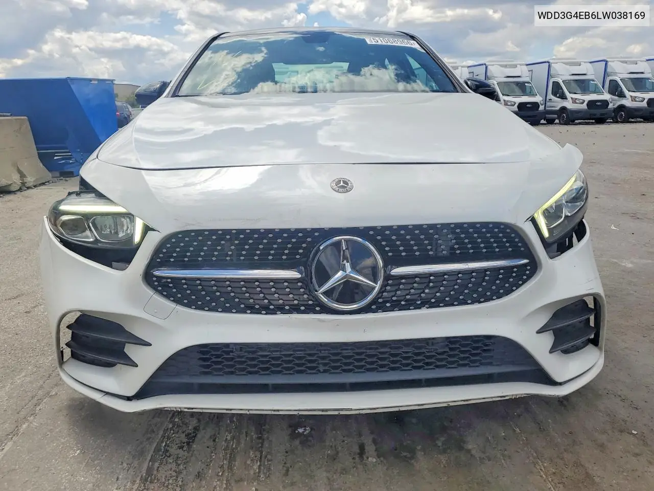 2020 Mercedes-Benz A 220 VIN: WDD3G4EB6LW038169 Lot: 51068966