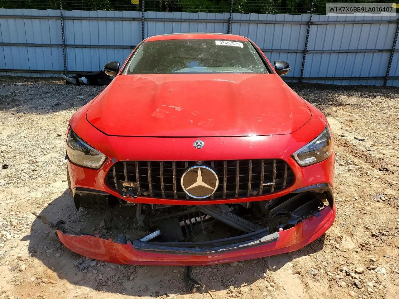 2020 Mercedes-Benz Amg Gt 53 VIN: W1K7X6BB9LA016407 Lot: 52482676