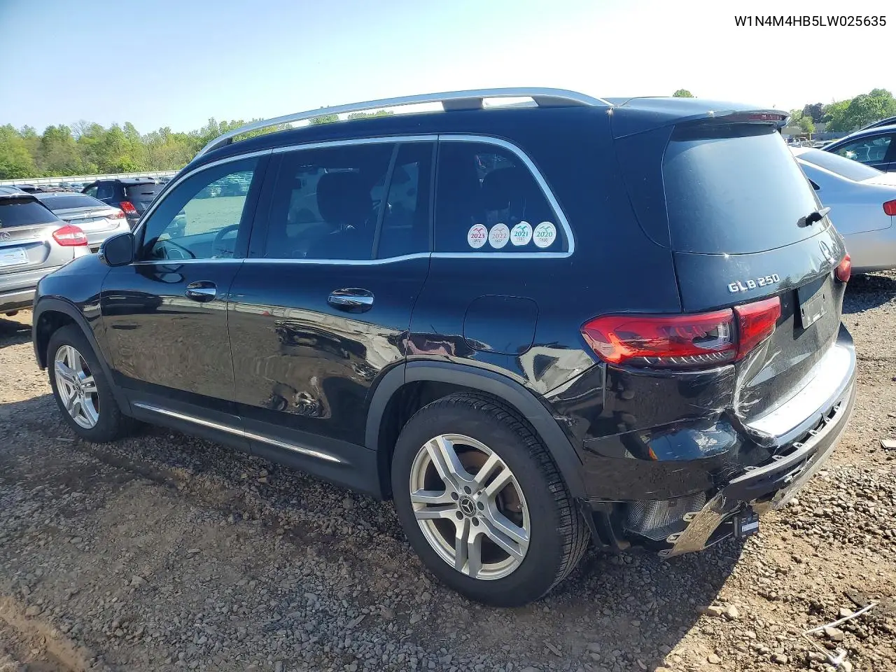2020 Mercedes-Benz Glb 250 4Matic VIN: W1N4M4HB5LW025635 Lot: 52656136