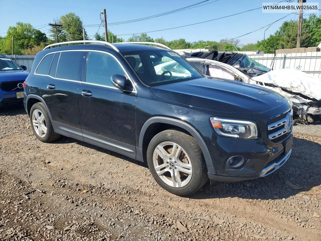2020 Mercedes-Benz Glb 250 4Matic VIN: W1N4M4HB5LW025635 Lot: 52656136