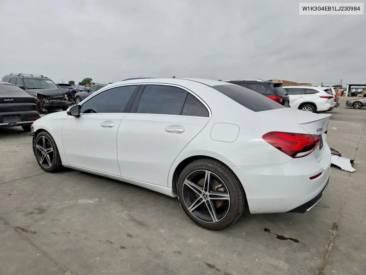 2020 Mercedes-Benz A 220 VIN: W1K3G4EB1LJ230984 Lot: 53442466