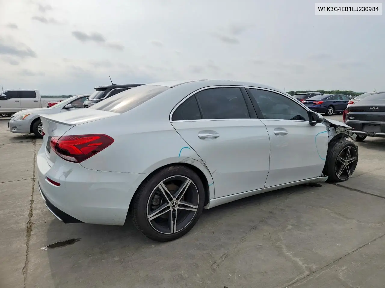 2020 Mercedes-Benz A 220 VIN: W1K3G4EB1LJ230984 Lot: 53442466